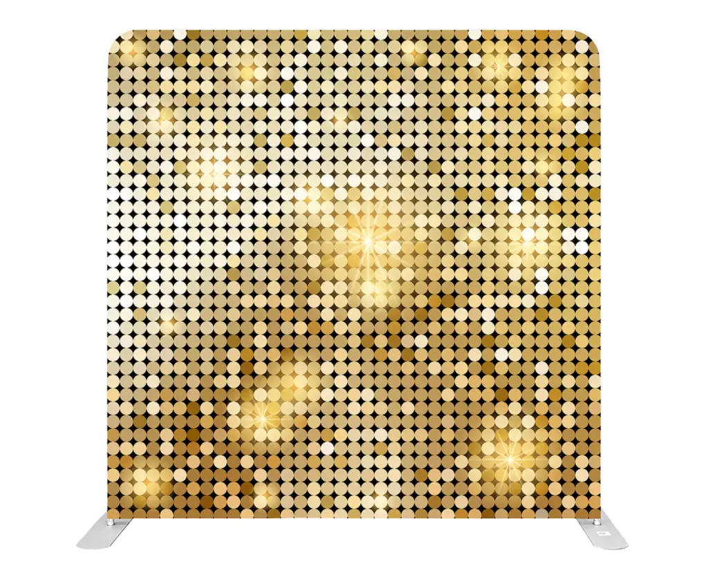golden sequin shimmer
