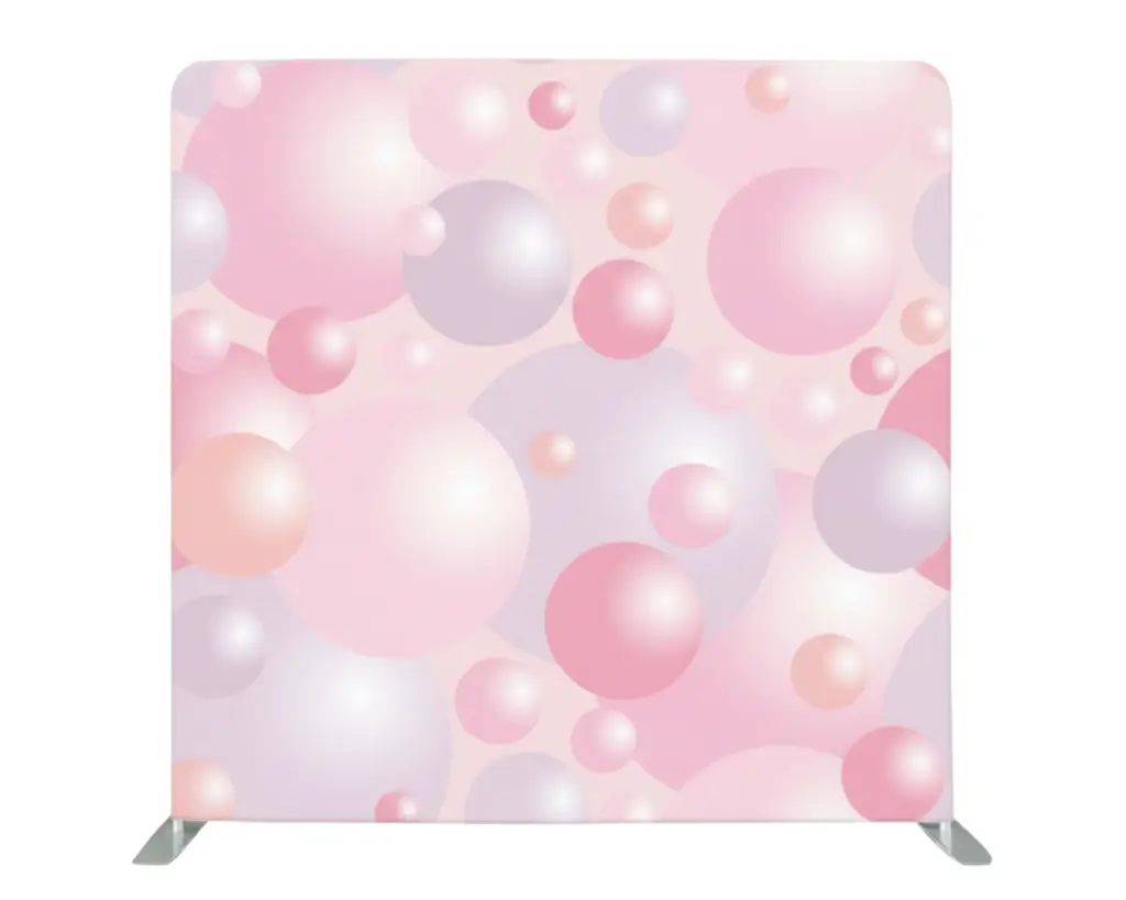 pastel pink bubbles