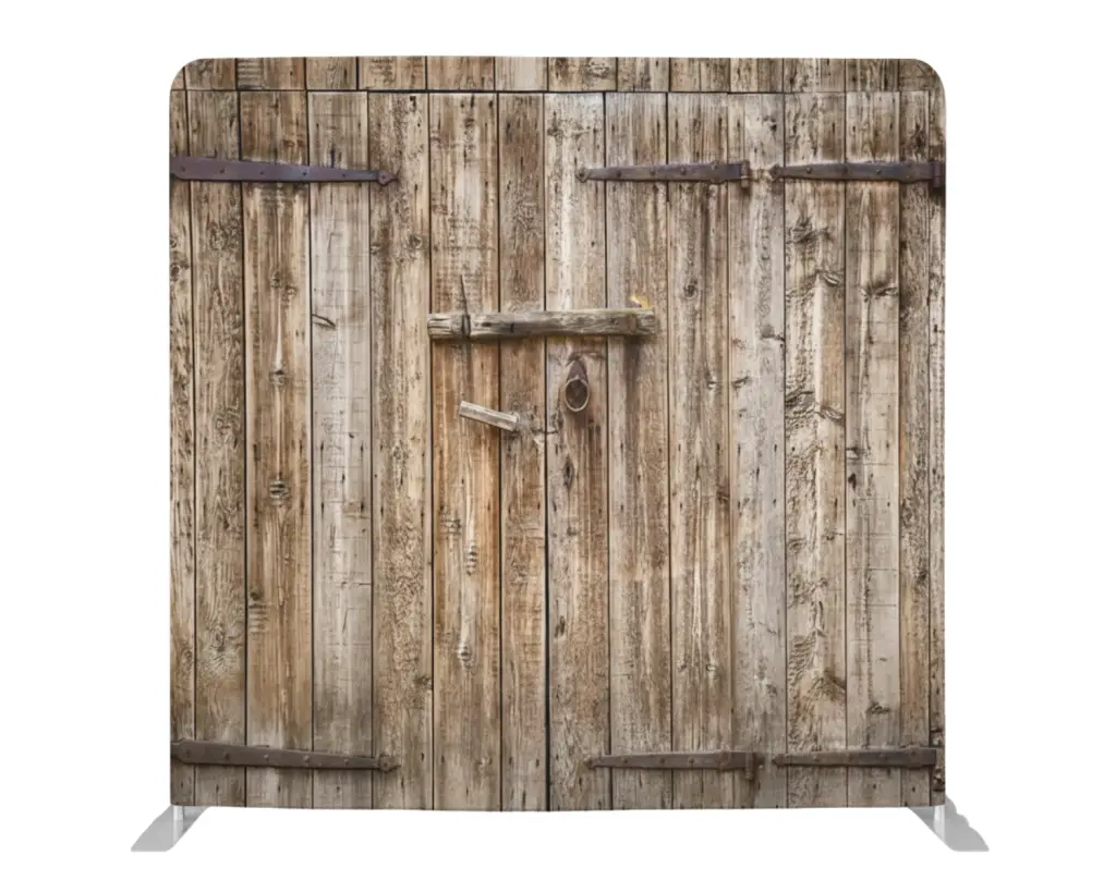 weathered barn door